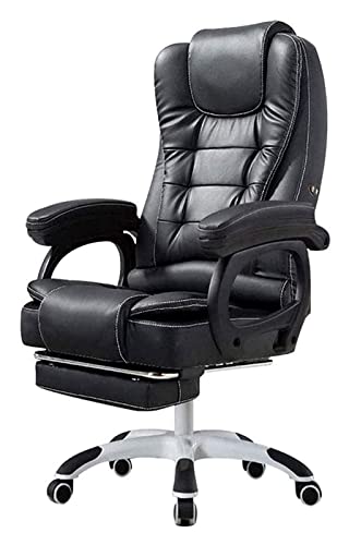 LiChA Bürostuhl E-Sports-Sessellift Drehstuhl Bürostuhl mit hoher Rückenlehne Ergonomie Kippfunktion Kniestuhl Chefstuhl Stuhl (Farbe: Schwarz) erforderlich von LiChA