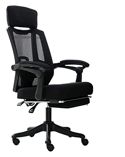 LiChA Bürostuhl E-Sportstuhl Computerstuhl Büroschreibtischstuhl Personalstuhl Hebedrehnetzstuhl Arbeitsstuhl Rückenlehne Sitzstuhl (Farbe: Schwarz) erforderlich von LiChA