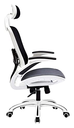 LiChA Bürostuhl E-Sportstuhl Spielstuhl Hebedrehstuhl Netzstoff Computerstuhl mit hoher Rückenlehne Arbeitsstuhl Stuhl Stuhl (Farbe: Weiß) erforderlich von LiChA