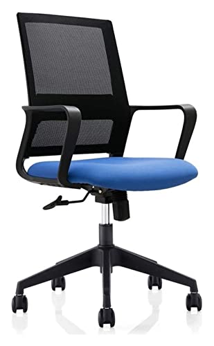 LiChA Bürostuhl Mesh-Büroschreibtischstuhl Computerstuhl Spielstuhl mit hoher Rückenlehne Metalldesignrahmen Hebedrehstuhl Arbeitsstuhl Stuhl (Farbe: Blau) erforderlich von LiChA