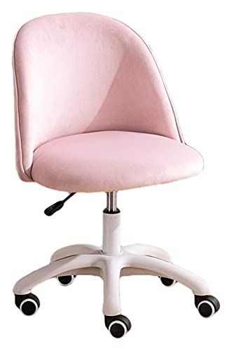 LiChA Bürostuhl Samtdrehstuhl Bürostuhl Verstellbarer armloser Computertisch und Stuhl Ergonomischer Gaming-Stuhl mit Taillenunterstützung Stuhl (Farbe: Grau) erforderlich von LiChA