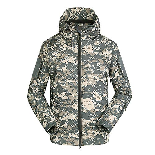 LiGG Herren Softshelljacke Camouflage Jagdjacke Wasserdicht Winddicht Military Funktionsjacke Winter Warm Innenfutter Regenjacke Skijacke LiGG Herren Softshelljacke Camouflage Jagdjacke Wasserdicht Winddicht Military Funktionsjacke Winter Warm Innenfutter Regenjacke Skijacke von LiGG