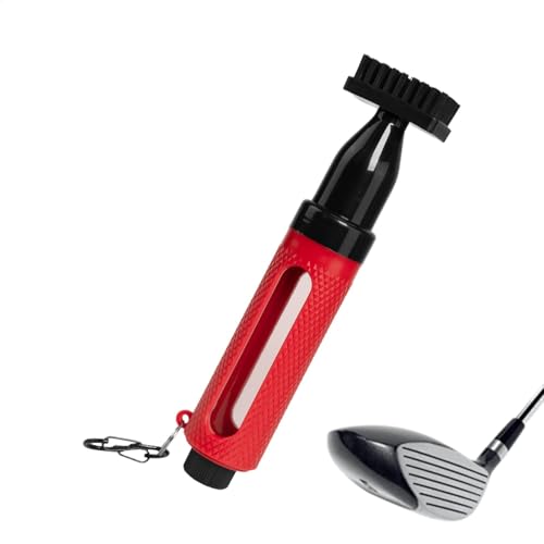 Liakyunf Golfschläger-Wasserbürste, tragbare Golfschlägerbürste, Press-Typ-Flasche, Golfschläger-Rillenbürste für Golfliebhaber, tragbarer Golfschwung-Schrubber von Liakyunf