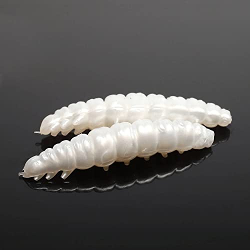 Libra Lures Fischköder Larve - Silberperle - 3cm - 15 Stück Libra Lures Fischköder Larve - Silberperle - 3cm - 15 Stück von Libra Lures