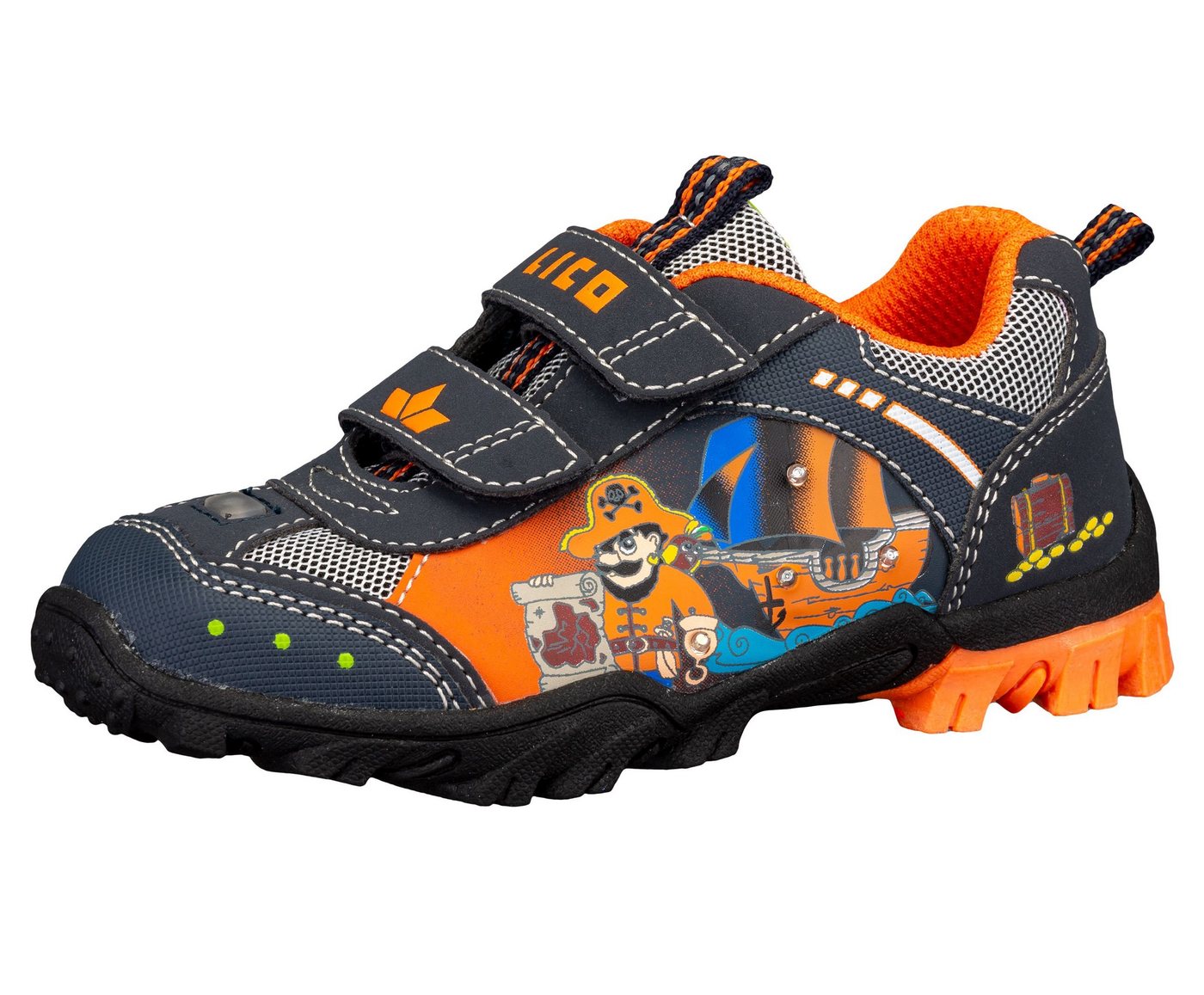 Lico Freizeitschuh Pirate V Blinky Klettschuh Lico Freizeitschuh Pirate V Blinky Klettschuh von Lico