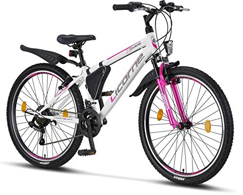 Licorne Bike Guide Premium Mountainbike in 26 Zoll - Fahrrad für Mädchen, Jungen, Herren und Damen - 21 Gang-Schaltung von Licorne Bike