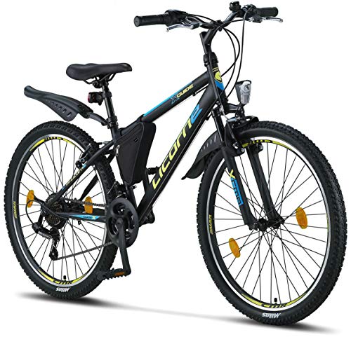 Licorne Bike Guide Premium Mountainbike in 26 Zoll - Fahrrad für Mädchen, Jungen, Herren und Damen - 21 Gang-Schaltung von Licorne Bike