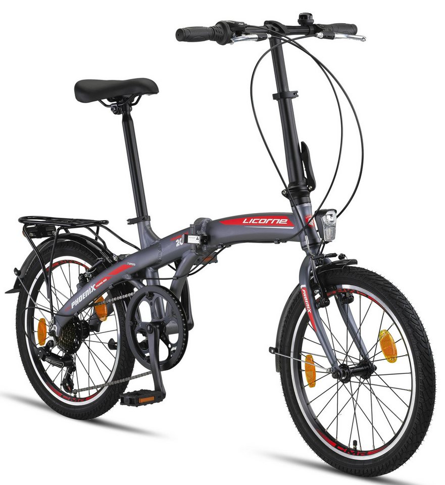 Licorne Bike Klapprad Licorne Bike Phoenix 2D, 20 Zoll Aluminium-Faltrad-Klapprad Licorne Bike Klapprad Licorne Bike Phoenix 2D, 20 Zoll Aluminium-Faltrad-Klapprad von Licorne Bike