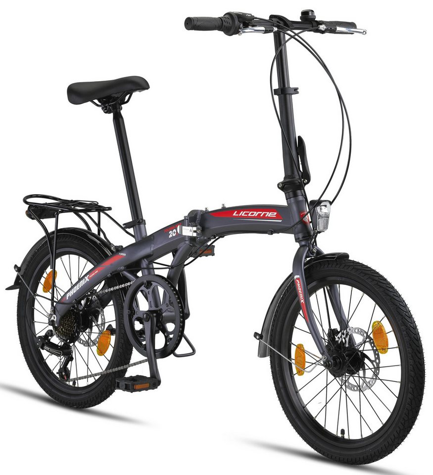 Licorne Bike Klapprad Licorne Bike Phoenix 2D, 20 Zoll Aluminium-Faltrad-Klapprad Licorne Bike Klapprad Licorne Bike Phoenix 2D, 20 Zoll Aluminium-Faltrad-Klapprad von Licorne Bike