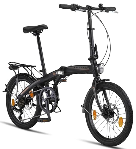 Licorne Bike Phoenix 20 Zoll Aluminium Faltrad Klapprad Scheibenbremse Discbremse Faltfahrrad Herren Damen 7 Gang Kettenschaltung Folding City Bike Alu-Rahmen StVZO Licorne Bike Phoenix 20 Zoll Aluminium Faltrad Klapprad Scheibenbremse Discbremse Faltfahrrad Herren Damen 7 Gang Kettenschaltung Folding City Bike Alu-Rahmen StVZO von Licorne Bike