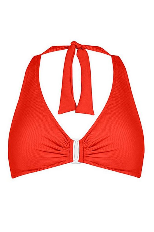Lidea Triangel-Bikini-Top Contrast, Neckholder Bikini-Oberteil mit Softschale Mix&Match Cup B C Retro Stil von Lidea