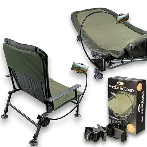 Lidsters Fishing Supplies NGT Handyhalterung, flexibel, für Karpfenangeln, für Stuhl, Bett, Tisch, Übernachtung, Camping Lidsters Fishing Supplies NGT Handyhalterung, flexibel, für Karpfenangeln, für Stuhl, Bett, Tisch, Übernachtung, Camping von Lidsters Fishing Supplies