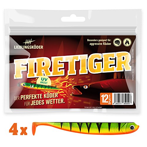 Lieblingsköder Gummifisch Firetiger 12,5 cm Lieblingsköder Gummifisch Firetiger 12,5 cm von Lieblingsköder