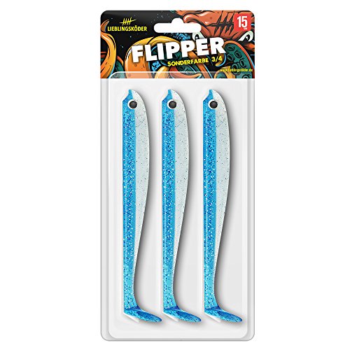 Lieblingsköder 15cm - 3 Gummifische, Farbe Lieblingsköder:Flipper Lieblingsköder 15cm - 3 Gummifische, Farbe Lieblingsköder:Flipper von Lieblingsköder