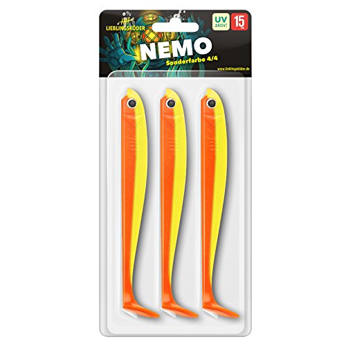 Lieblingsköder 15cm - 3 Gummifische, Farbe Lieblingsköder:Nemo Lieblingsköder 15cm - 3 Gummifische, Farbe Lieblingsköder:Nemo von Lieblingsköder