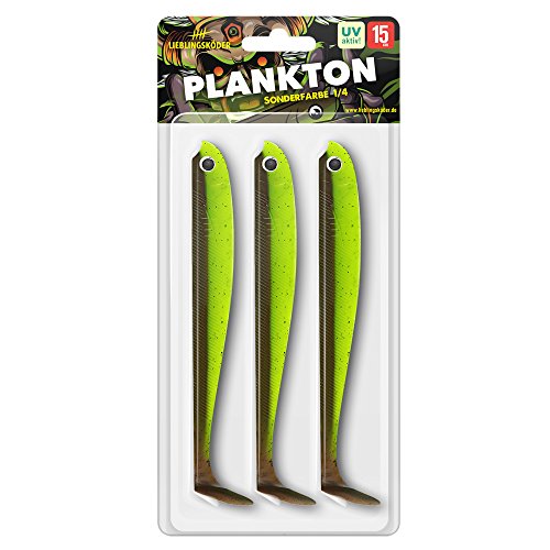 Lieblingsköder 15cm - 3 Gummifische, Farbe Lieblingsköder:Plankton Lieblingsköder 15cm - 3 Gummifische, Farbe Lieblingsköder:Plankton von Lieblingsköder