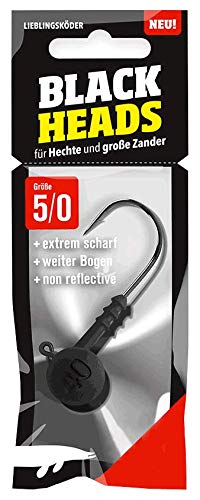 Lieblingsköder Spitze Haken Black Heads Jigkopf Jigköpfe Jighaken Größe #5/0-60 g Lieblingsköder Spitze Haken Black Heads Jigkopf Jigköpfe Jighaken Größe #5/0-60 g von Lieblingsköder