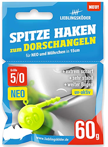 Lieblingsköder Spitze Haken NEO Jigkopf Jigköpfe für Ostsee Größe #5/0-60 g Lieblingsköder Spitze Haken NEO Jigkopf Jigköpfe für Ostsee Größe #5/0-60 g von Lieblingsköder