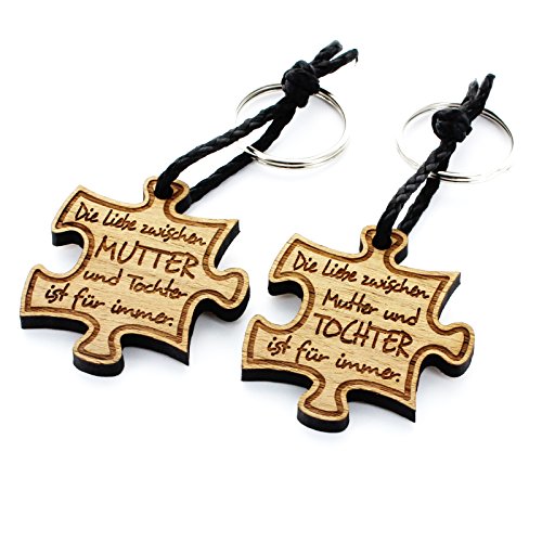 Lieblingsmensch Schlüsselanhänger Partnerset aus Holz - Modell: Die Liebe zwischen... (Mutter/Tochter) Lieblingsmensch Schlüsselanhänger Partnerset aus Holz - Modell: Die Liebe zwischen... (Mutter/Tochter) von Lieblingsmensch