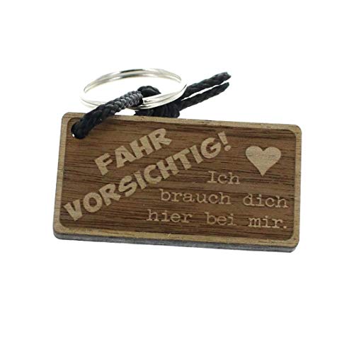 Lieblingsmensch Schlüsselanhänger aus Holz Modell: Fahr vorsichtig! Lieblingsmensch Schlüsselanhänger aus Holz Modell: Fahr vorsichtig! von Lieblingsmensch