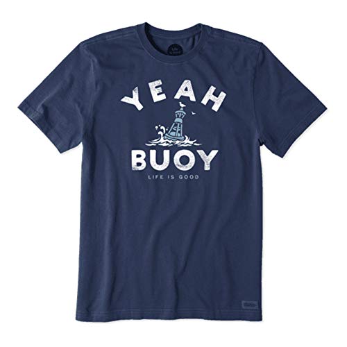 Life Is Good Herren Crusher Graphic T-Shirt Yeah Buoy, Darkest Blue, XX-Large Life Is Good Herren Crusher Graphic T-Shirt Yeah Buoy, Darkest Blue, XX-Large von Life Is Good
