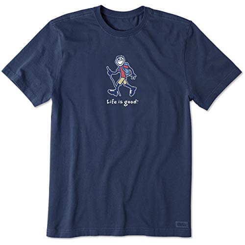 Life Is Good Crusher T-Shirt für Herren, kurzärmelig, Baumwolle, Grafik-T-Shirt, Wanderjacke, tiefdunkelblau, XX-Large Life Is Good Crusher T-Shirt für Herren, kurzärmelig, Baumwolle, Grafik-T-Shirt, Wanderjacke, tiefdunkelblau, XX-Large von Life Is Good