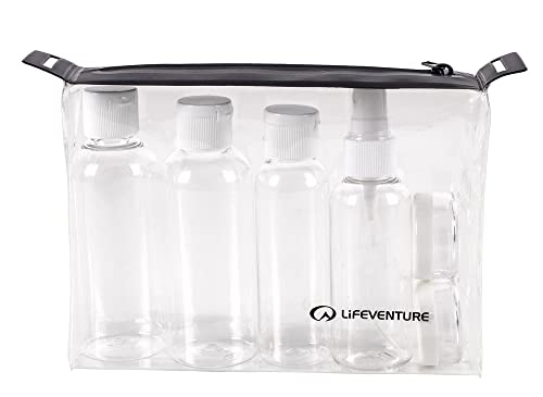Lifeventure Reise- und Flug flaschenset, weniger als 100ml, nachfüllbare Flugflüssigkeitsbehälter (x6) mit durchsichtigem Beutel, Ideale wiederverwendbare Reiseveranstalter für Check-in Sicherheit Lifeventure Reise- und Flug flaschenset, weniger als 100ml, nachfüllbare Flugflüssigkeitsbehälter (x6) mit durchsichtigem Beutel, Ideale wiederverwendbare Reiseveranstalter für Check-in Sicherheit von Lifeventure