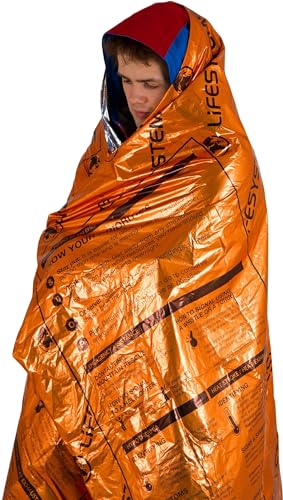 Lifesystems Heat Shield Notfall-Wärmedecke zum Wandern, Bergsteigen und Überleben im Freien - Double Lifesystems Heat Shield Notfall-Wärmedecke zum Wandern, Bergsteigen und Überleben im Freien - Double von Lifesystems