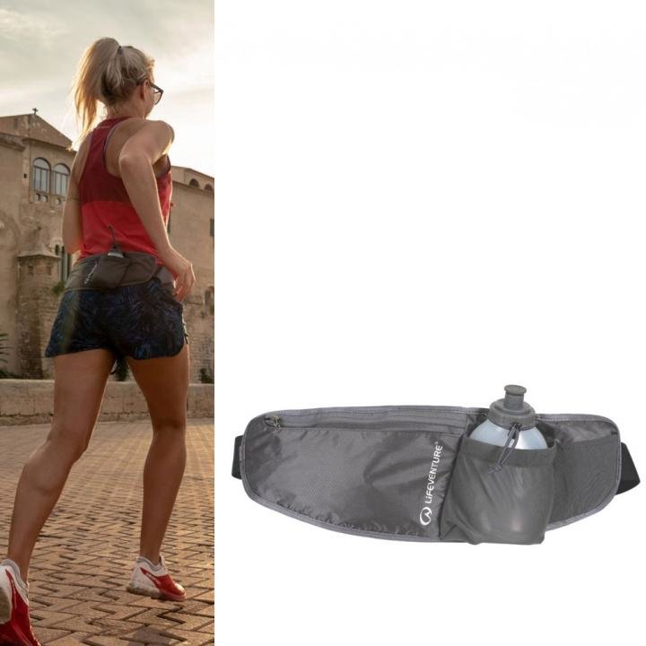 Lifeventure - Hydration Waist Belt - Sportgürtel mit Flasche - grau von Lifeventure