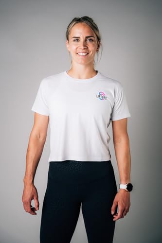Lifters Wear Damen Lift More Miami T-Shirt, Weiß, S EU Lifters Wear Damen Lift More Miami T-Shirt, Weiß, S EU von Lifters