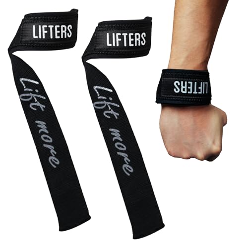 Lifters Zughilfen - Profi Fitness und Powerlifting, 60 cm lang mit 5 mm gepolsterter Handgelenkschutzgriff für Bodybuilding und Gewichtheben Lifters Zughilfen - Profi Fitness und Powerlifting, 60 cm lang mit 5 mm gepolsterter Handgelenkschutzgriff für Bodybuilding und Gewichtheben von Lifters