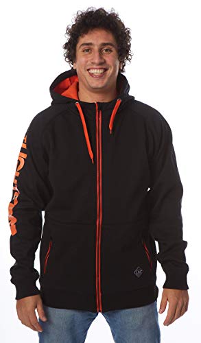 Light Board Corp Herren Softshell-Jacke Simba Kapuzenpullover, Black, L von LIGHT BOARD CORP