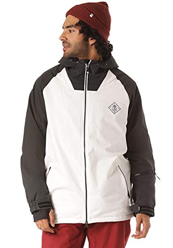 Light Board Corp Erwachsene Bert Jacke, White/Black, S von Light