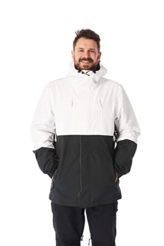 LIGHT BOARD CORP Erwachsene Danzig Jacke, White/Black, XS LIGHT BOARD CORP Erwachsene Danzig Jacke, White/Black, XS von LIGHT BOARD CORP