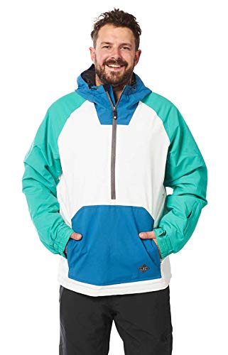 LIGHT BOARD CORP Erwachsene Rail Jacke, White/Mint/Faience Blue, M LIGHT BOARD CORP Erwachsene Rail Jacke, White/Mint/Faience Blue, M von LIGHT BOARD CORP