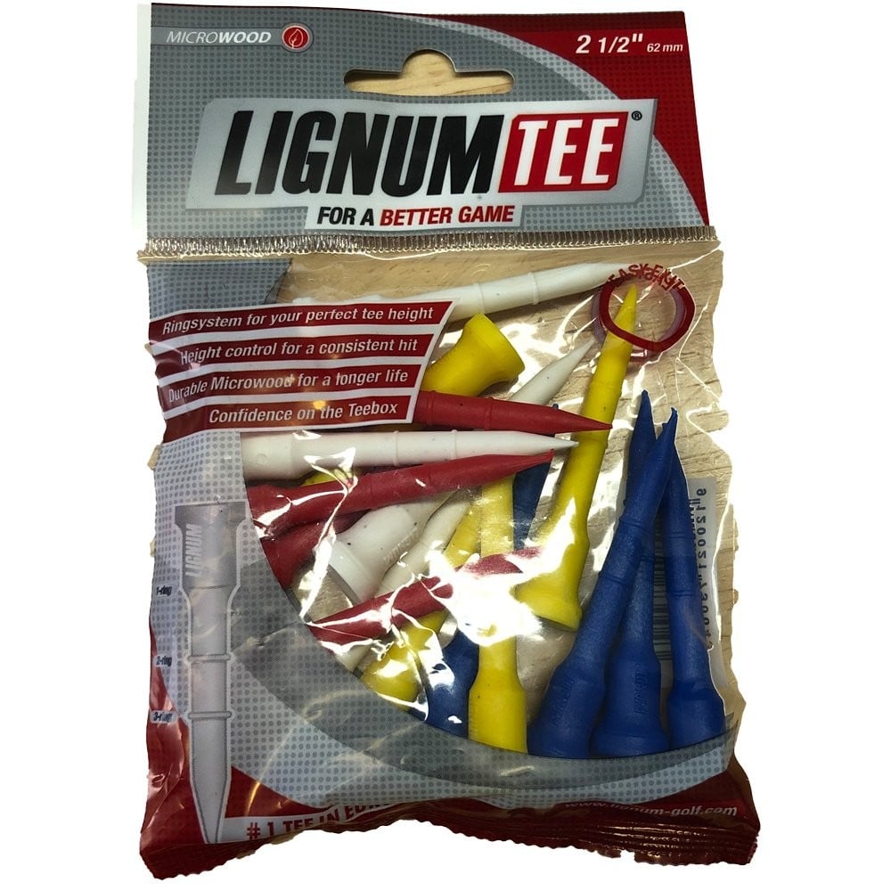 Lignum Tees 62mm 16Stk. farbig von Ekomi