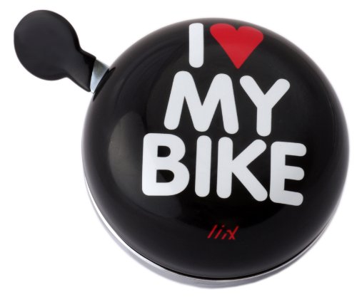Liix Ding Dong Fahrradklingel I Love My Bike Schwarz Liix Ding Dong Fahrradklingel I Love My Bike Schwarz von Liix