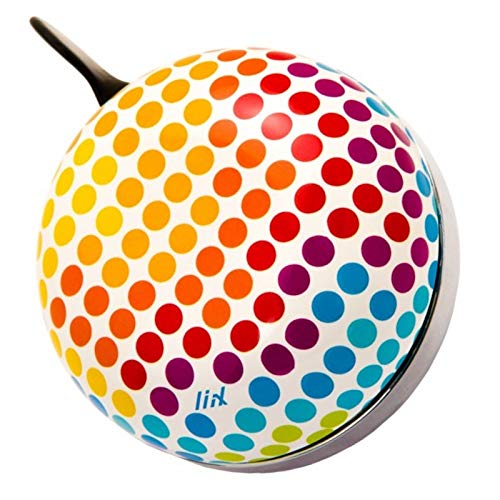 Liix Unisex Kinder Ding Dong Arty Dots Fahrradklingel, Weiß, Einheitsgröße Liix Unisex Kinder Ding Dong Arty Dots Fahrradklingel, Weiß, Einheitsgröße von Liix