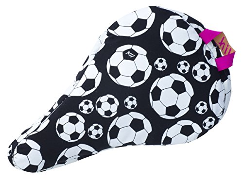 Liix Kinder Kids' Saddle Cover Soccerball Sattelbezug, Schwarz, Einheitsgröße Liix Kinder Kids' Saddle Cover Soccerball Sattelbezug, Schwarz, Einheitsgröße von Liix