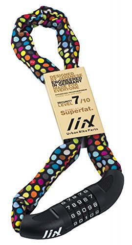 Liix Unisex-Kinder-Fahrradschloss, gepunktet, Schwarz, Einheitsgröße Liix Unisex-Kinder-Fahrradschloss, gepunktet, Schwarz, Einheitsgröße von Liix