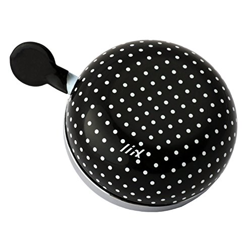 Liix Ding Dong Fahrradklingel Polka Dot Schwarz Liix Ding Dong Fahrradklingel Polka Dot Schwarz von Liix