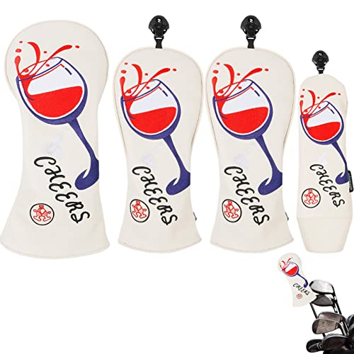 Golfschlägerhauben aus Fairway-, weiche Golfschlägerhauben mit Stickerei, für Fahrer, Fairwayhölzer und Hybrid, passend für die meisten Golfschläger Limitoll Golfschlägerhauben aus Fairway-, weiche Golfschlägerhauben mit Stickerei, für Fahrer, Fairwayhölzer und Hybrid, passend für die meisten Golfschläger Limitoll von Limitoll