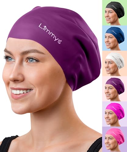 Limmys Schwimmkappe für Erwachsene – 100% Silikon Kinder-Badekappen für Männer und Frauen – Premium-Qualität, Dehnbare und Bequeme Schwimmkappen – erhältlich in verschiedenen attraktiven Farben Limmys Schwimmkappe für Erwachsene – 100% Silikon Kinder-Badekappen für Männer und Frauen – Premium-Qualität, Dehnbare und Bequeme Schwimmkappen – erhältlich in verschiedenen attraktiven Farben von Limmys