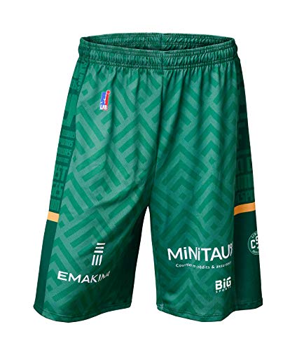 Limoges CSP Offizielle Outdoor-Shorts 2018-2019 Basketball Kinder XX-Small grün von Limoges CSP