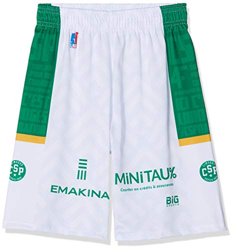 Limoges CSP Shorts offiziell 2018 – 2019 Basketball Kinder XX-Small weiß von Limoges CSP