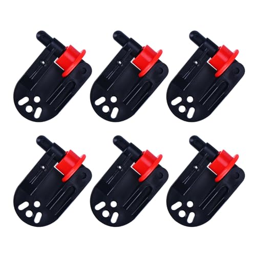 6Pcs Schwere Spannung Release Clip Angeln In Line Seite Clip Angeln Zubehör Hobel Bord Release Clips von Limtula