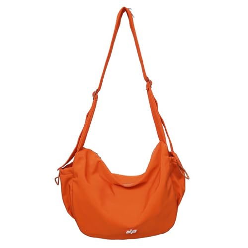 Frauen Männer Casual Einfarbig Nylon Schulter Tasche Verstellbaren Riemen Student Große Kapazität Umhängetasche Für Reise Schule von Limtula