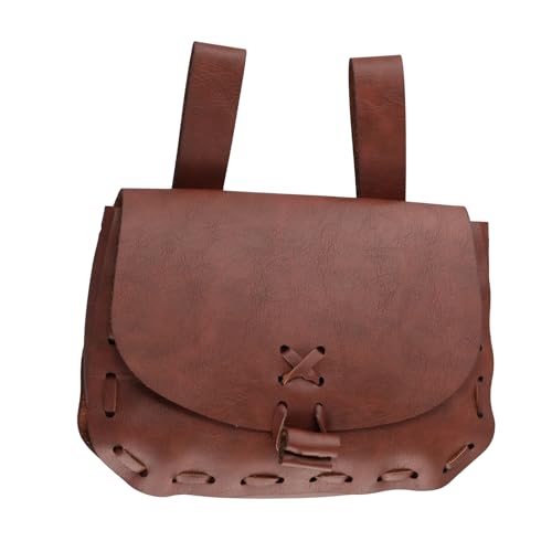 Leder Mittelalterliche Taille Pack Vintage Handarbeit Gürteltasche Taille Tasche Leder Gürteltasche Mittelalterliche Tasche Nordische Geprägte Tasche von Limtula