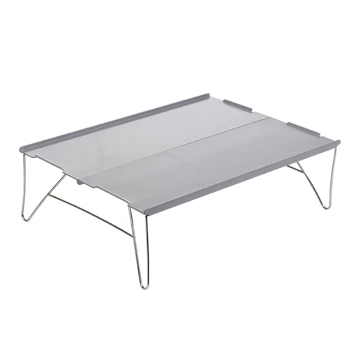 Leichter Aluminium-Tisch, Reisetisch, Klapptisch, Campingtisch, tragbar, zusammenklappbar, Camping-Beistelltisch von Limtula