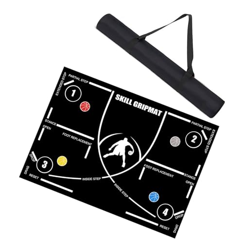 Limtula Agility Footstep Trainingsmatte Basketball Pads rutschfeste Leise Ausrüstung Zur Verbesserung Von Geschwindigkeit Kraft Und Koordination von Limtula